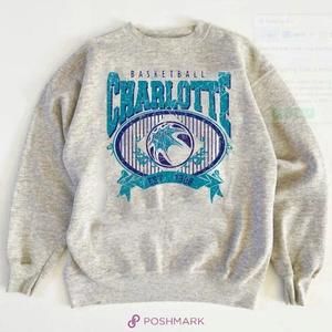 Retro Basketball Charlotte Hornets Unisex Sweatshirt